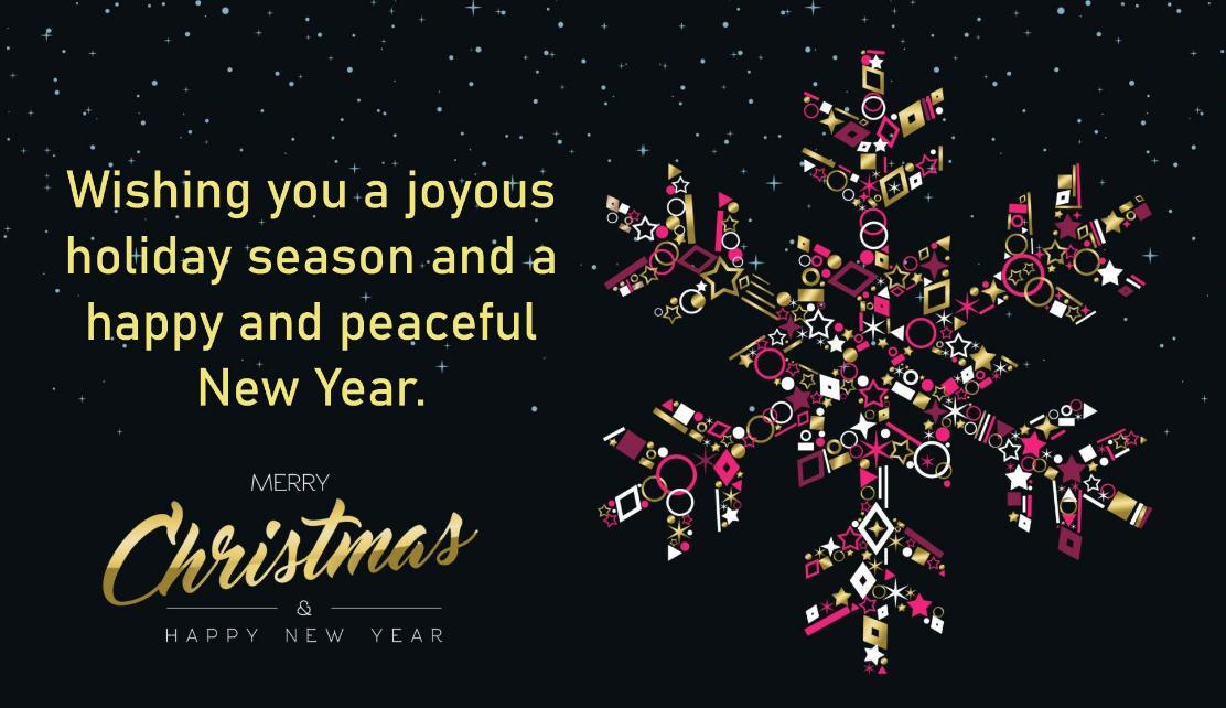 Inspiring Merry Christmas And Happy New Year Wishes-Stumbit New Year Wishes